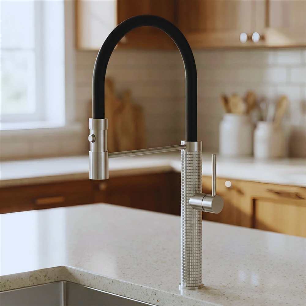 Silver Pull Out Kitchen Faucet
